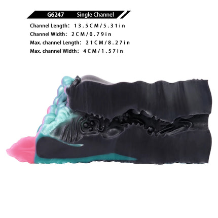 GEEBA Silicone Sex Foot Toys Fantasy Male Masturbator Unique Alien Stroker Adult Sex Toy Aritificial Vagina Pocket Pussy Stroker