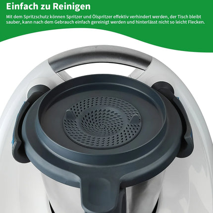 Splash Guard for Thermomix & MonsieurCuisine Anti-Splash Accessory Fits TM6/TM5/TM31 MCsmart/MCtrend/MCConnect Kitchen Tool