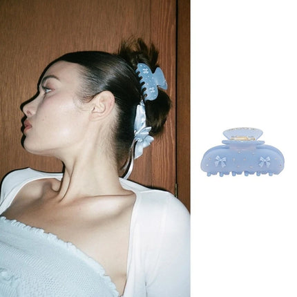 Cute Cherry Hair Clips for Women Girls Rhinestone Fruits Floral Bow Butterfly Acetate Hair Claws Shark Clip Hair Accessories