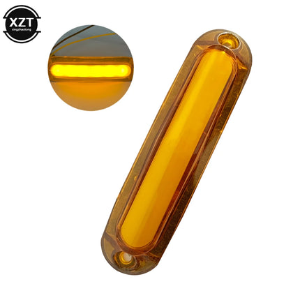 12V 24V LED Car Warning Light 6 LED Light For Trailer Truck Lorry Orange White Red LED Side Marker Indicator Lamp