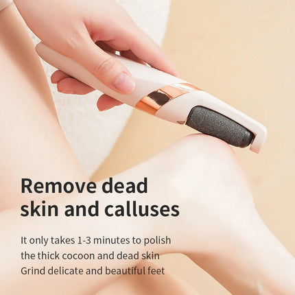 Electric Foot Grinder Portable Replaceable Roller Foot File Pedicure Tool for Heel Dry Dead Skin Callus Removal Home Salon Use
