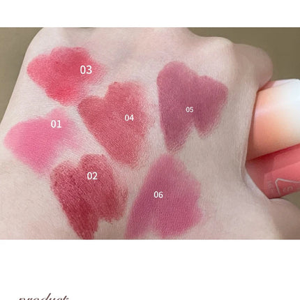 HERORANGE yarn felt velvet fog matte lipstick fog face velvet color holding makeup lifting color whitening lipstick
