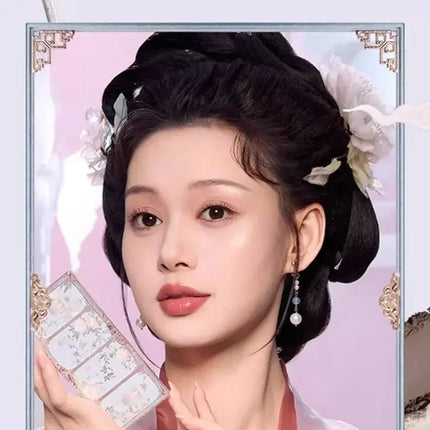 Flower Knows Makeup Butterfly Cloud Collar Collection Embossed Highlight&Contour Luminador Contouring Kit Palette Face Powder I