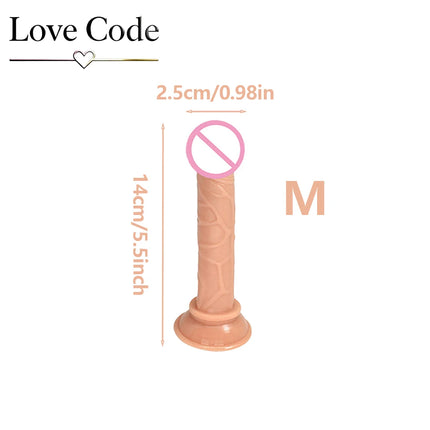 Transparent Dildo Suction Cup Jelly Dick Women Sex Toys Soft Masturbators Penis