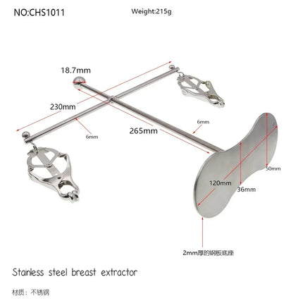 Sex Products Alternative Passion Tool Toy Sex Toys for Women Stainless Steel Breast Clip Double Twist Adjustable Height Female