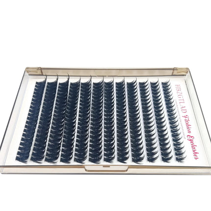 HBZGTLAD Spike eyelash clusters Wispy Cluster eyelash extensions mink strips lower eyelashes fairy hair combinations eyelash clu