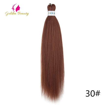 26"Corlorful Selling Jumbo Easy Braiding Hair Ombre Rainbow Braiding Cosplay Hair Synthetic Pre Stretched Hair Braids wigs