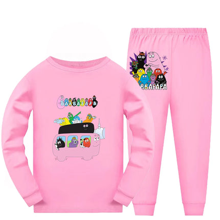 Barbapapa Children Summer Sleepwear Pajamas for Girls Clothes Children's Clothing Child House Clothing Baby Girl Clothes Girls's
