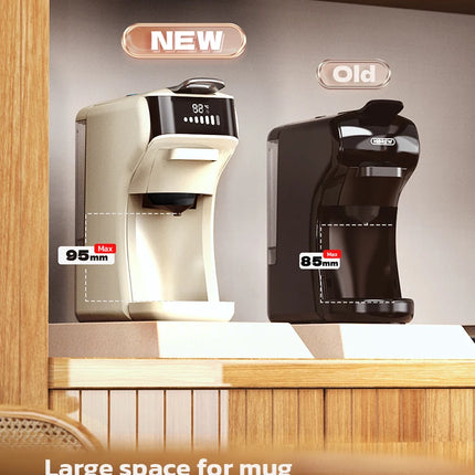 HiBREW 6in1 Capsule Coffee Machine Hot/Cold Multiple Espresso Cafetera Cappuccino Coffee Maker Dolce Gusto Nespresso Powder H1B