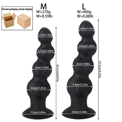 NEW Big Anal Plug Long Anal Beads Balls Dildo Training Kit Butt Plug Suction Cup Lesbian Gay Sex Toys for Women Men Buttplug 18+