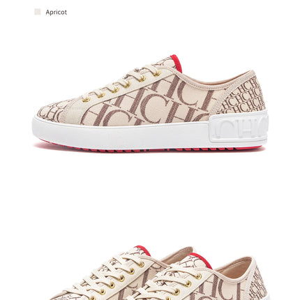 C-H Women's Casual Shoes Autumn New Comfortable Canvas Shoes Skeleton Correction Women's Walking Shoes