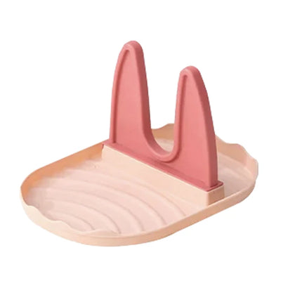 Household Plastic Pot Lid Rack Multi-Functional Pot and Spatula Rack Kitchen Storage Rack Stove Storage Rack