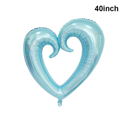 Lipstick Balloon Large Lip Heart Foil Balloons for Spa Makeup Girl's Party Decors Bridal Shower Wedding Valentine's Day Supplies