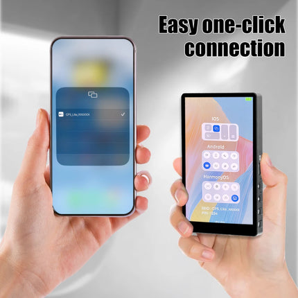Wireless Magnetic Self Monitor Screen for Using Phone Rear Camera for Phone Selfie Mirroring Vlog Live Stream Video Recording