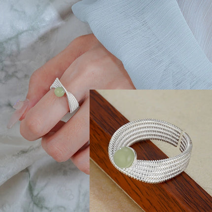 VENTFILLE 925 Sterling Silve Flower Ring for Women Gift Hollow Out Design Retro Hip Hop Versatile Jewelry Party Gift Dropship