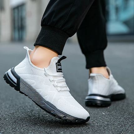 Oiaano Barefoot Man Sport Shoes Mesh Light Breathable Lace-Up Sneakers Causal Soft Sole Leisure Zero Drop Outdoor Work Jogging