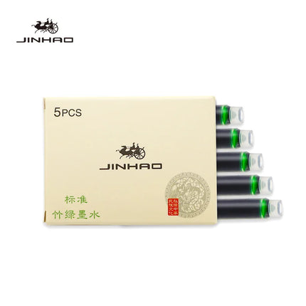 Jinhao 5/10/15 pcs Color Ink Cartridge Refill Fountain Pen Office School Student Stationery Ink Supplies Fountain Pen Ink
