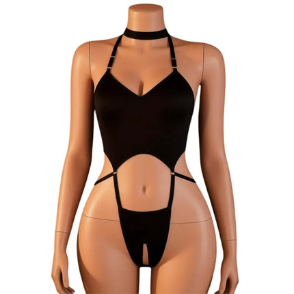 Erotic Bras Underwear Woman Sexy Backless Teddy Bodysuit Halter Crotchless Hot Bikini Lingerie For Cosplay Revelry Night Outfits