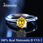 1.0ct with box / LZ-Yellow Moissanite