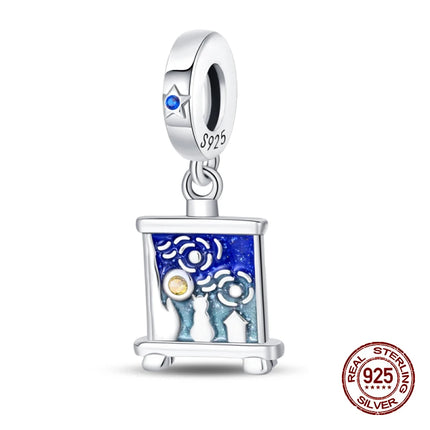 100% 925 Sterling Silver Graduation Season Series Owl Bachelor's Hat Charms Beads Fit 3mm 925 Original Bracelets DIY Jewelry