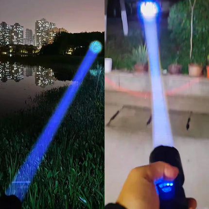 1000000LM Ultra Powerful Handheld Flashlight High Power Rechargeable Torch Long range 3000M Flash Lights Outdoor Camping Lantern