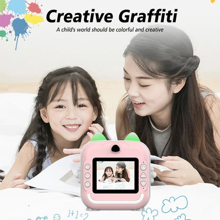 Children Instant Print Camera Kids Video Photography Digital Photo Camera Toy Mini Thermal Printer for Boy Girls Birthday Gift