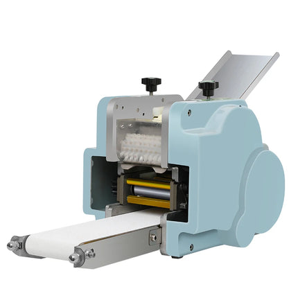 Electric Automatic Dumpling Wrapper Wonton Skin Machine Dough Rolling Press Commercial Round Square Dumpling Skin Maker