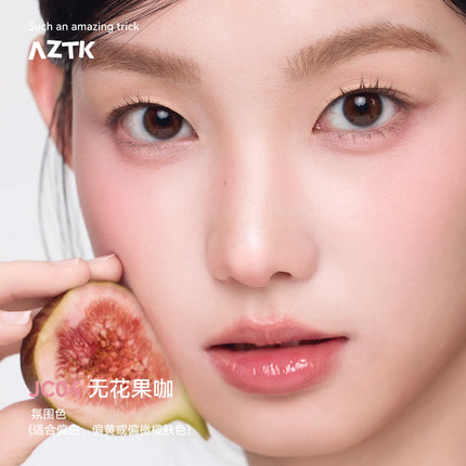 AZTK Blush Designer Color Face Makeup Blusher Natural Longlasting Muddy Cheek Rouge Water Glossy Moisturizer Liquid Blush Cream
