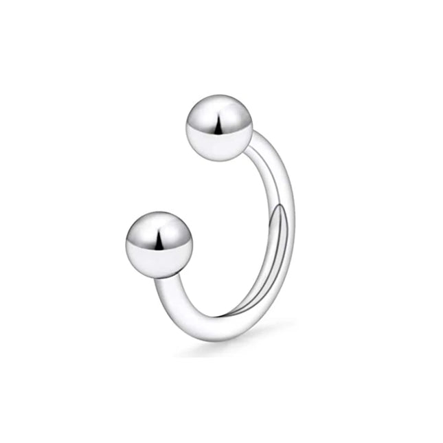 1Pcs Septum Rings Hoop Nose Ring Horseshoe Stainless Steel Cartilage Earrings Hoop Helix Tragus Septum Piercing Jewerly