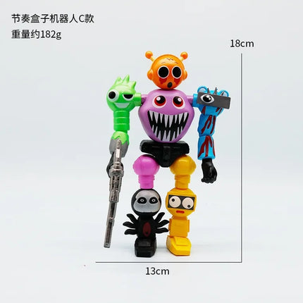 High Quality Sprunki Action Figures 12 Pack Rhythm Box Game Peripheral Collectible Model Dolls Desktop Ornaments For Game Fans