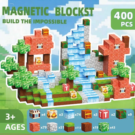 DIY Magnetic Building Blocks - Educational Set for Kids