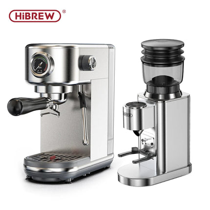 HiBREW 20Bar Semi Automatic Espresso Coffee Machine Temperature Adjustable Cold/Hot Super Slim Coffee Maker Cappuccino H10B