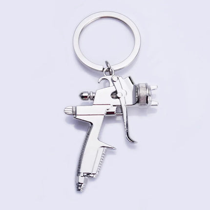 2024 new creative car paint spray guns model keychain charm fashion men and women car bag keychain accessories gift wholesale