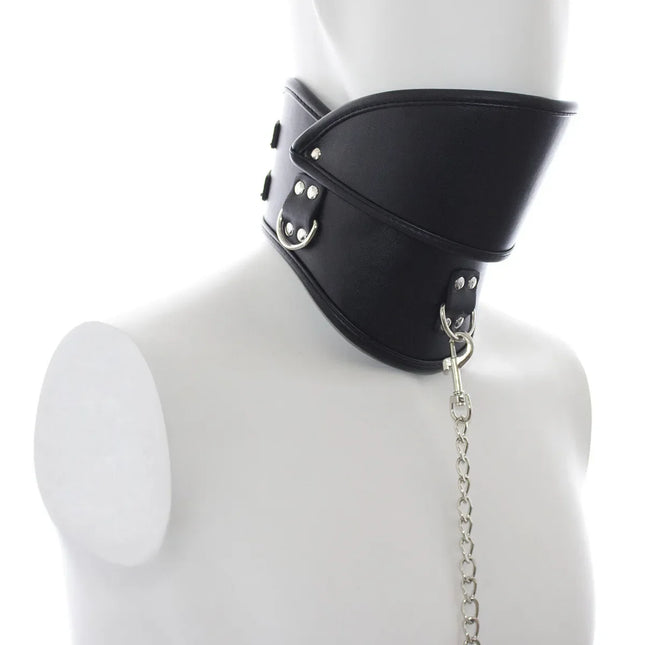 Sex Neck Collars Slave Fetish Sex Toys for Women Sexy Collar Ring Adult Games Bed Bondage Restraint Sex Products PU Leather