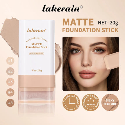 Skin Tint Foundation Stick 6 Colors Balm Serum Boosted Smooth Plumper Hight Coverage Travel Bronze Foundation Stick Makeup