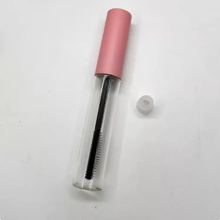 10/30/50/100pcs Empty 10ml Mascara Tubes Eyelash Growth Liquid Tube Matte Pink/Clear Tube Eyebrow Dye Cream Makeup Container