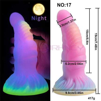 Anal Dildo Luminous Sex Toys for Women Dick Animal/Monsters Horse Dildos Silicone Soft Anal Plug Adult Sextoys Dragon Penis 18+