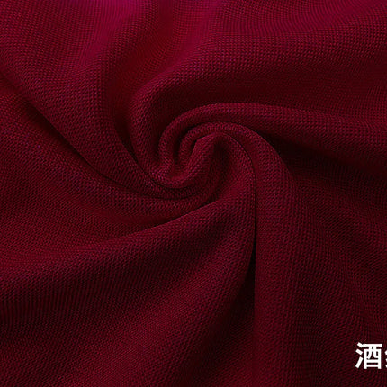 Pure Pique Fabric Classic Comfort Mesh Spring Summer Collar Polo T-Shirt Breathable Designer Knit Clothing DIY Material