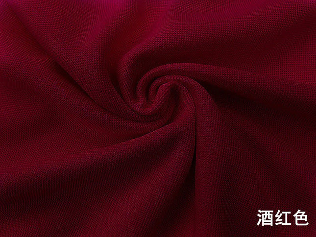 Pure Pique Fabric Classic Comfort Mesh Spring Summer Collar Polo T Shirt Breathable Designer Knit Clothing DIY Material