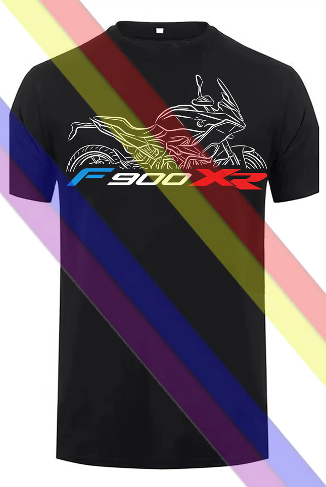 F900XR Motorcycle T-shirt 100% Cotton Round Neck Printed T-shirt S-3XL