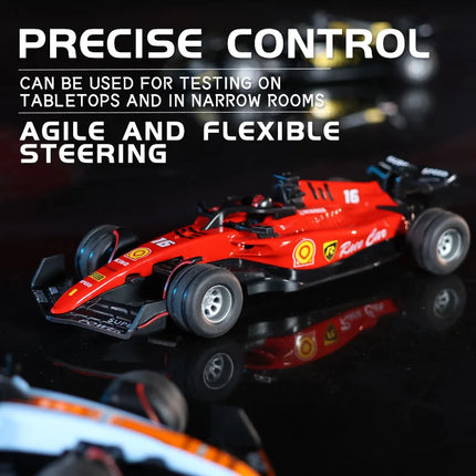 F1 Formula Racing Car 1:64 RC Car mini 2.4G APP Control  Alloy Remote Control Car with Light Toys for Children's Christmas Gifts