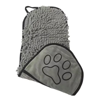 Super Absorbent Quick Dry Pet Towel Soft Dog Bath Robe Convenient Cat Bath Towel Pet Cleaning Washcloth Essential Dog Accessory