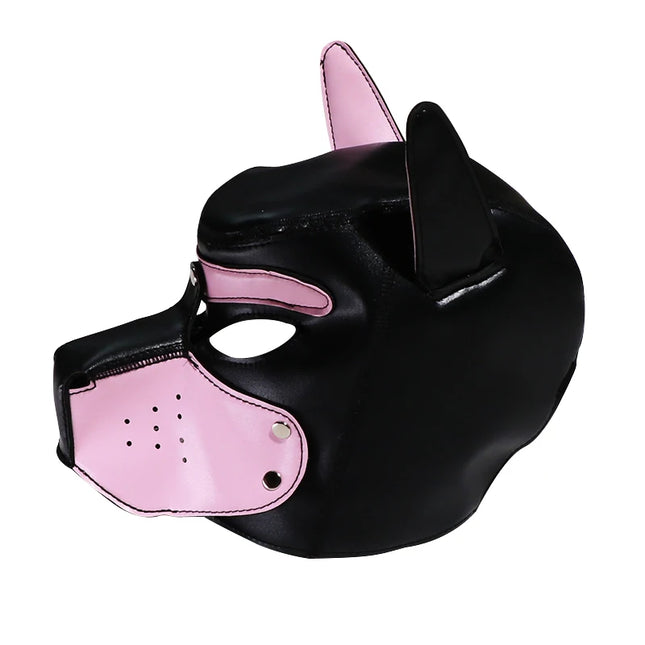 SM sex dog head mask for men and women, head covers for role-playing adult sex toys