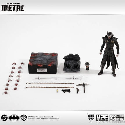 Original LPZZ UPFinegures Dark Nights Metal The Batman Who Laughs Laughing Bat  in Stock Anime Action Collection Figures Model
