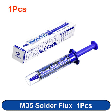 MECHANIC M35 Nano Flux New Ice Extreme Purity Flux Paste 98% Activity High Performance for CPU LED BGA Chip/Motherboard Repair