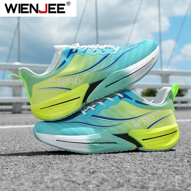 Men Sports Running Shoes Casual Marathon Breathable Lightweight Women's Comfortable Athletic Nonskid Walking Sneakers Outdoors