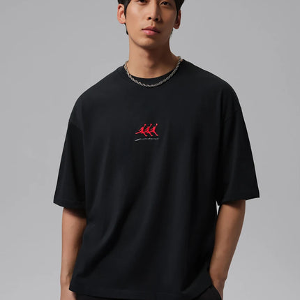 Nike Men's J FLT GFX OVSZ SS CREW Sports and Leisure Short sleeved T-shirt IF3134-010