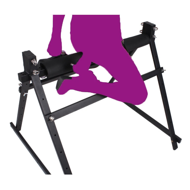 Sex Restraints Kneel Chair Furniture Bondage Open Leg Steel Frame Adult Games SM Training Sex Toy For Women Couples