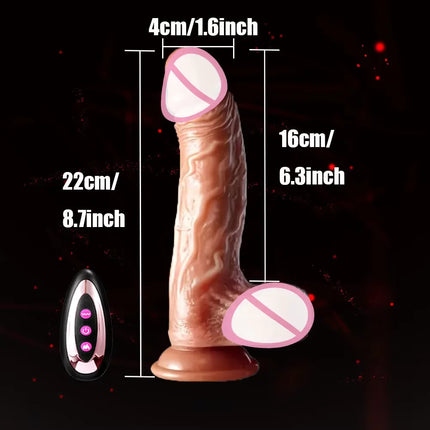 Thrusting Dildo Vibrator Sex Toys Realistic Dildos for G Spot Anal Stimulation Remote Control Penis Adult Toy for Women Couple