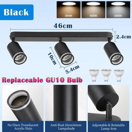 110v 220v LED Ceiling Light GU10 LED Track Spot Light for Chandelier Bedroom Corridor Ceiling Lamp  Replacement Bulb lighting